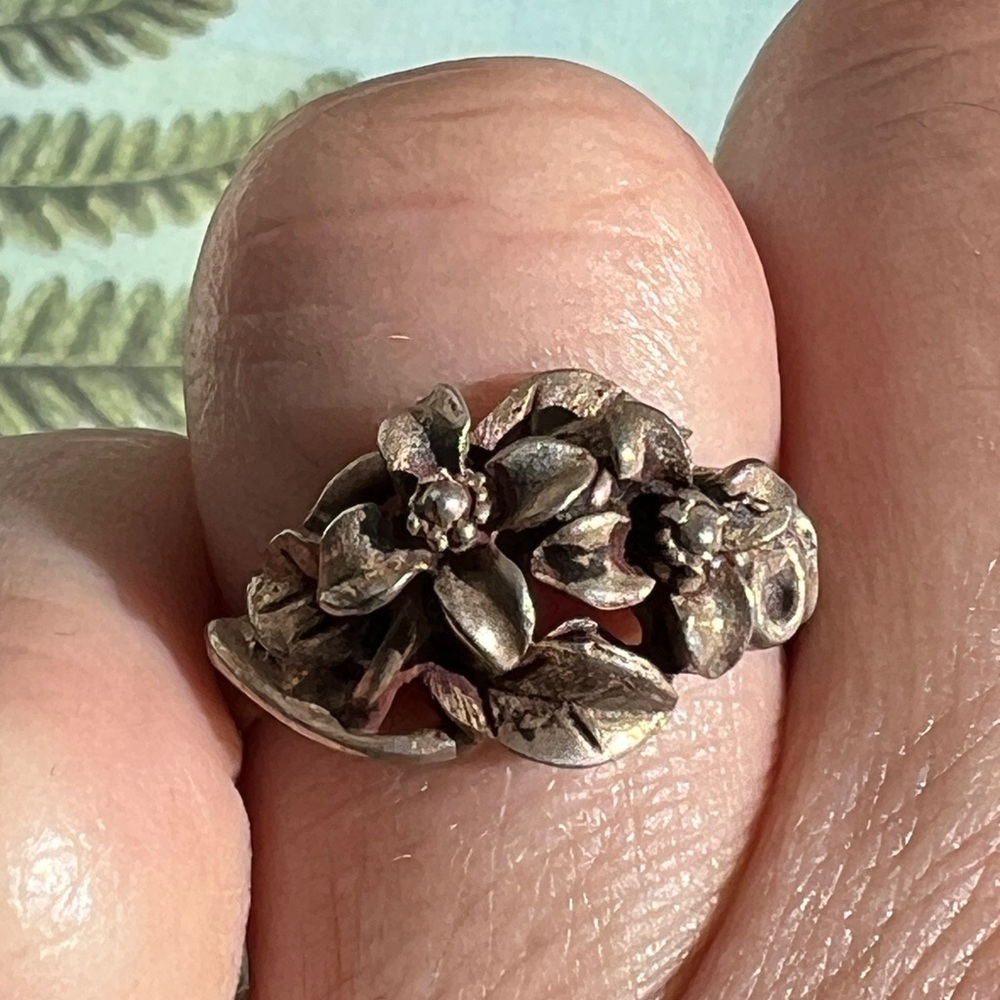 Floral Sterling Silver Ring